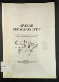 Image of Apakah Kecacatan Itu?