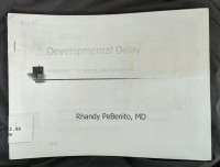 Image of Developmental Delay 'Recognition, Assessment and Management'