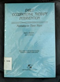 Image of Early Occupational Theraphy Intervention