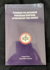 Image of Pedoman Pelaksanaan Dukungan Bantuan, Sponsorship dan Donasi