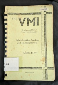 Image of The VMI 'Developmental Test of Visual-Motor Integration'